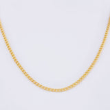 Cadena Cubana 5g / 24 in / 1.5mm Oro Amarillo 18K