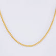 Cadena Cubana 1.5g / 40cm / 2mm Oro Amarillo 18K