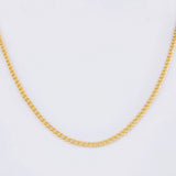 Cadena Cubana 2.1g / 24 in / 2.6mm Oro Amarillo 18K