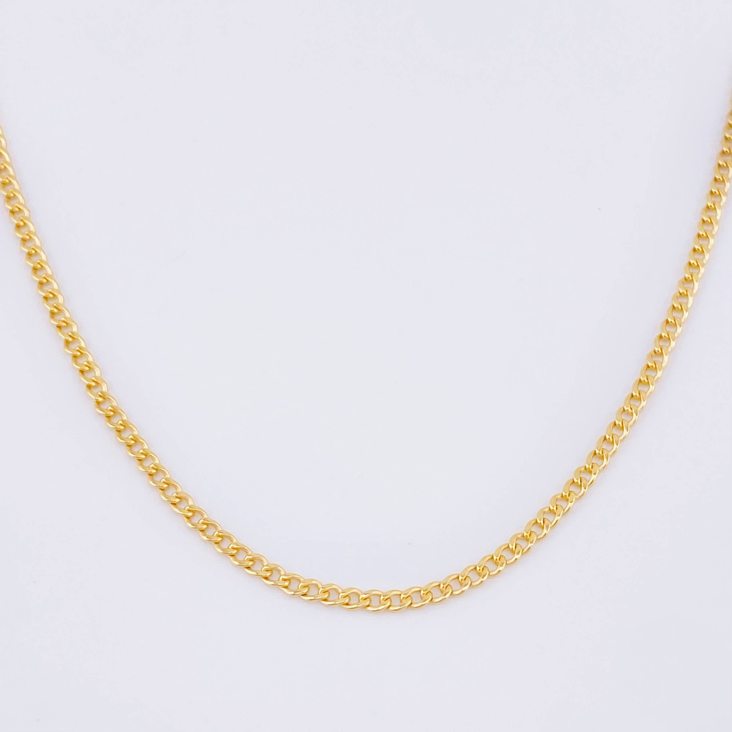 Cuban Links 2.3g / 18 in / 1.8mm Yellow Gold 18K