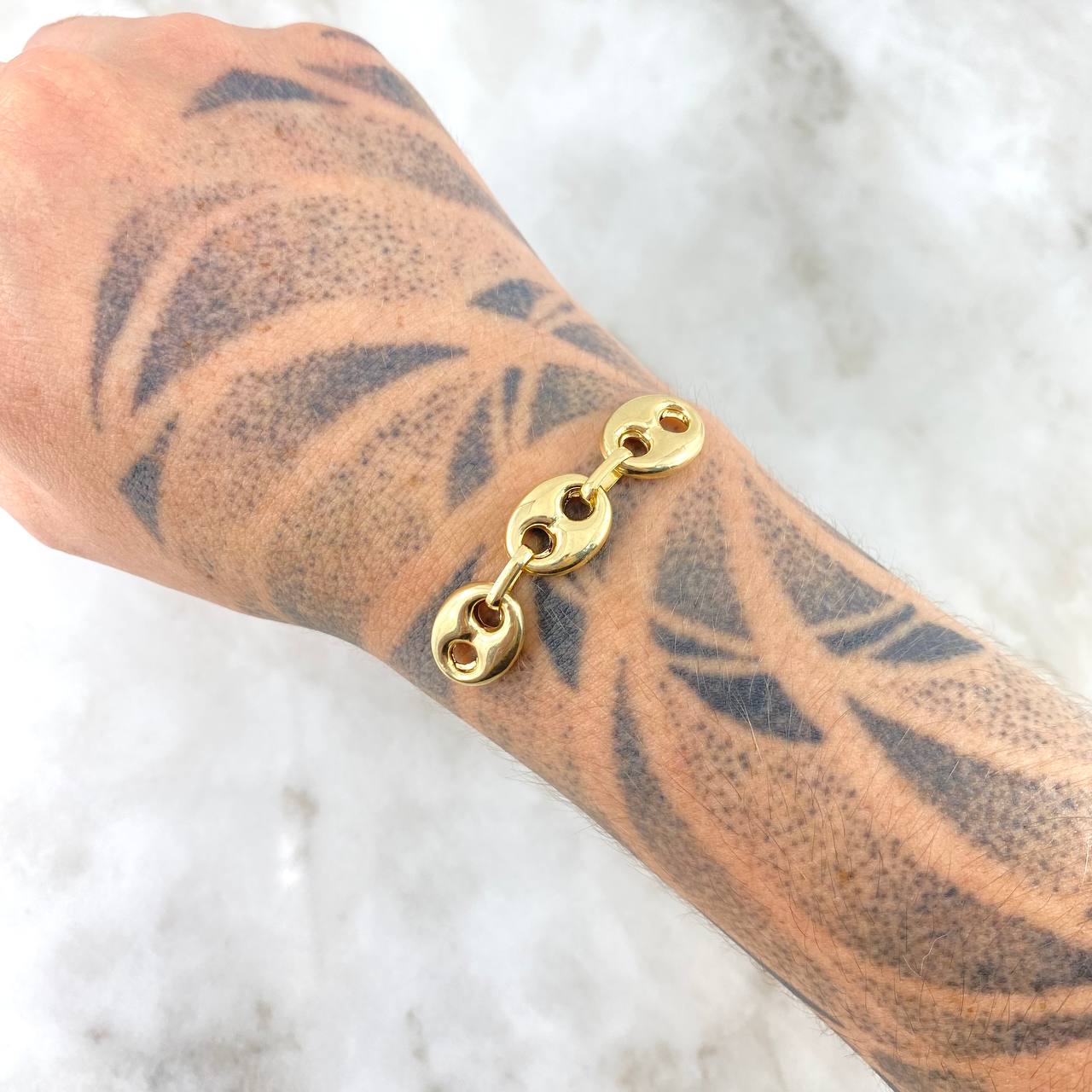 Charm Scrap GC 2.55gr / 4.7cm / Three Yellow Gold Links