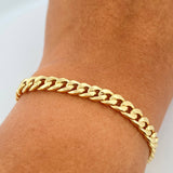 Pulso Cubana 2.2gr / 8 in / Oro Amarillo +1 18K $