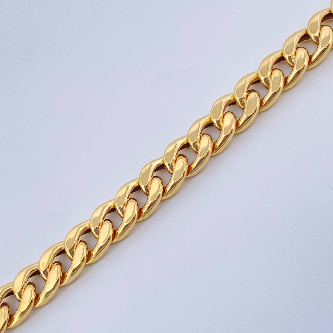 Pulso Cubana 3.75gr / 8 1/4 in / Oro Amarillo +1 18K $