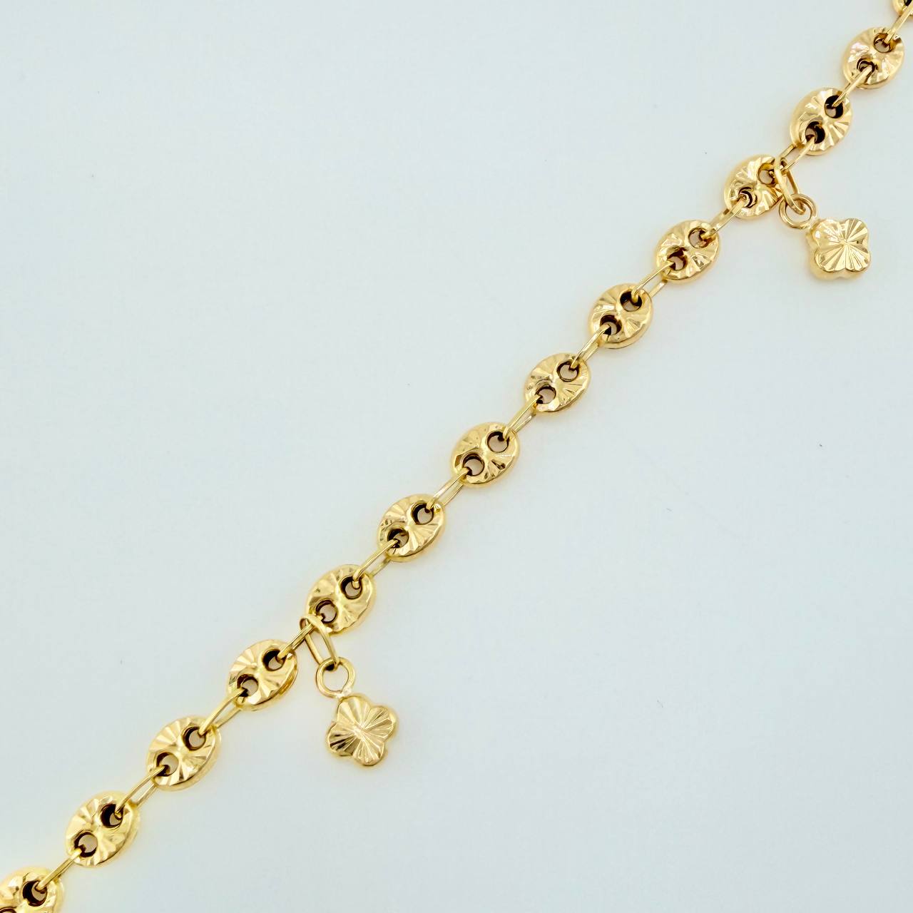 Tobillera GC 6.55gr / 10 in / 4.77mm Oro Amarillo 18K $