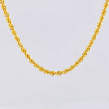 Rope Chain 4.85g / 24 in / 2.7mm Yellow Gold 18K