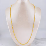 Cadena Lazo 5.15g / 24 in / 2.7mm Oro Amarillo 18K