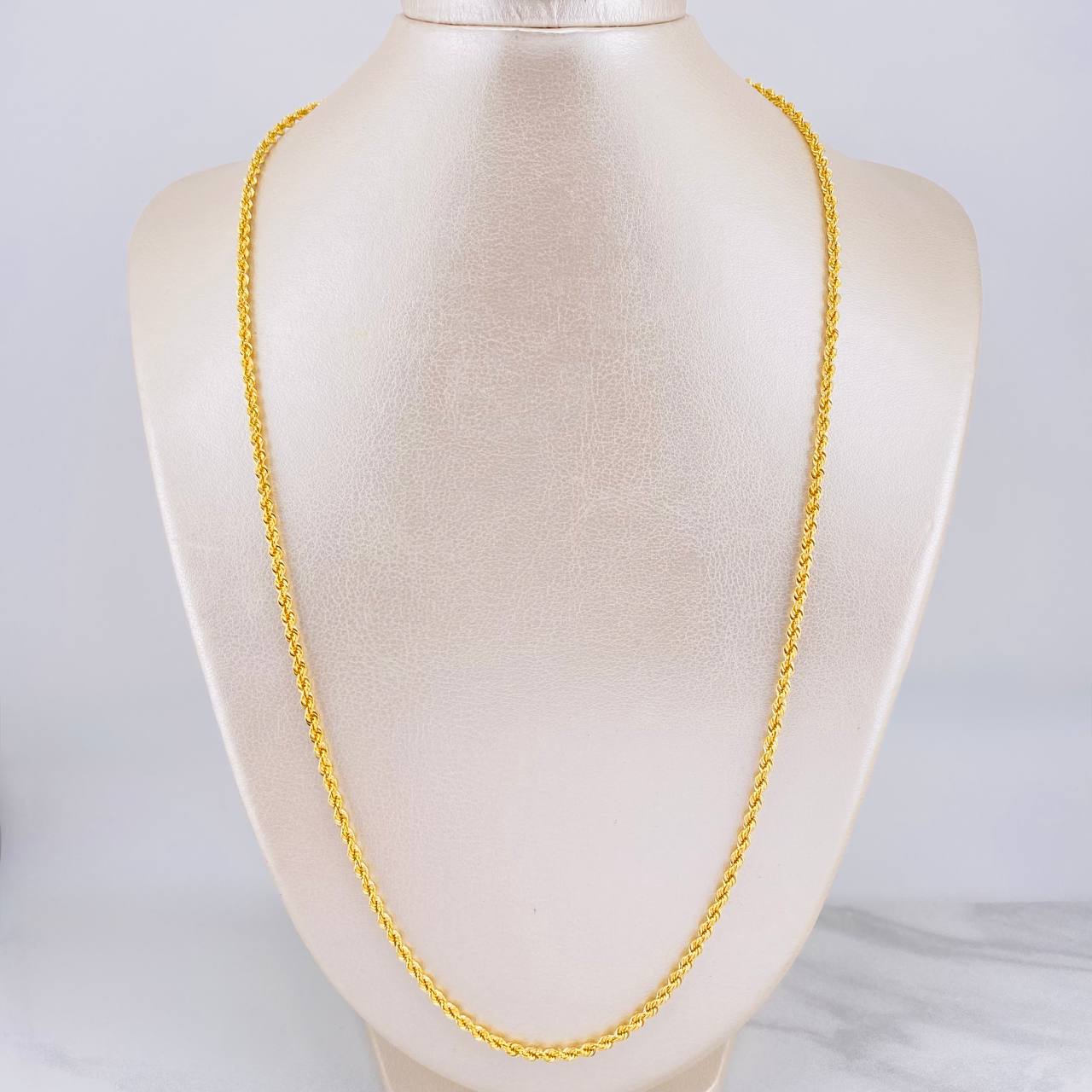 Cadena Lazo 5.05g / 24 in / 2.7mm Oro Amarillo 18K