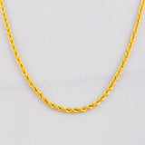 Cadena Lazo 3.3g / 24 in / 2.2mm Oro Amarillo 18K