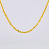 Cadena Lazo 3.3g / 24 in / 2.2mm Oro Amarillo 18K