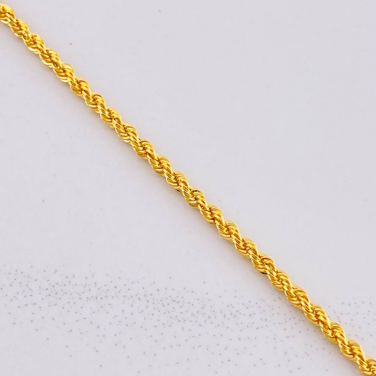 Rope Chain 3.45g / 24 in / 2.2mm Yellow Gold 18K