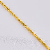 Rope Chain 3.25g / 24 in / 2.1mm 18K Yellow Gold
