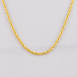 Cadena Lazo 2.2g / 24 in / 1.6mm Oro Amarillo 18K