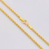 Cadena Lazo 2g / 24 in / 1.6mm Oro Amarillo 18K