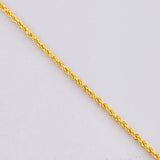 Cadena Lazo 2.2g / 24 in / 1.6mm Oro Amarillo 18K