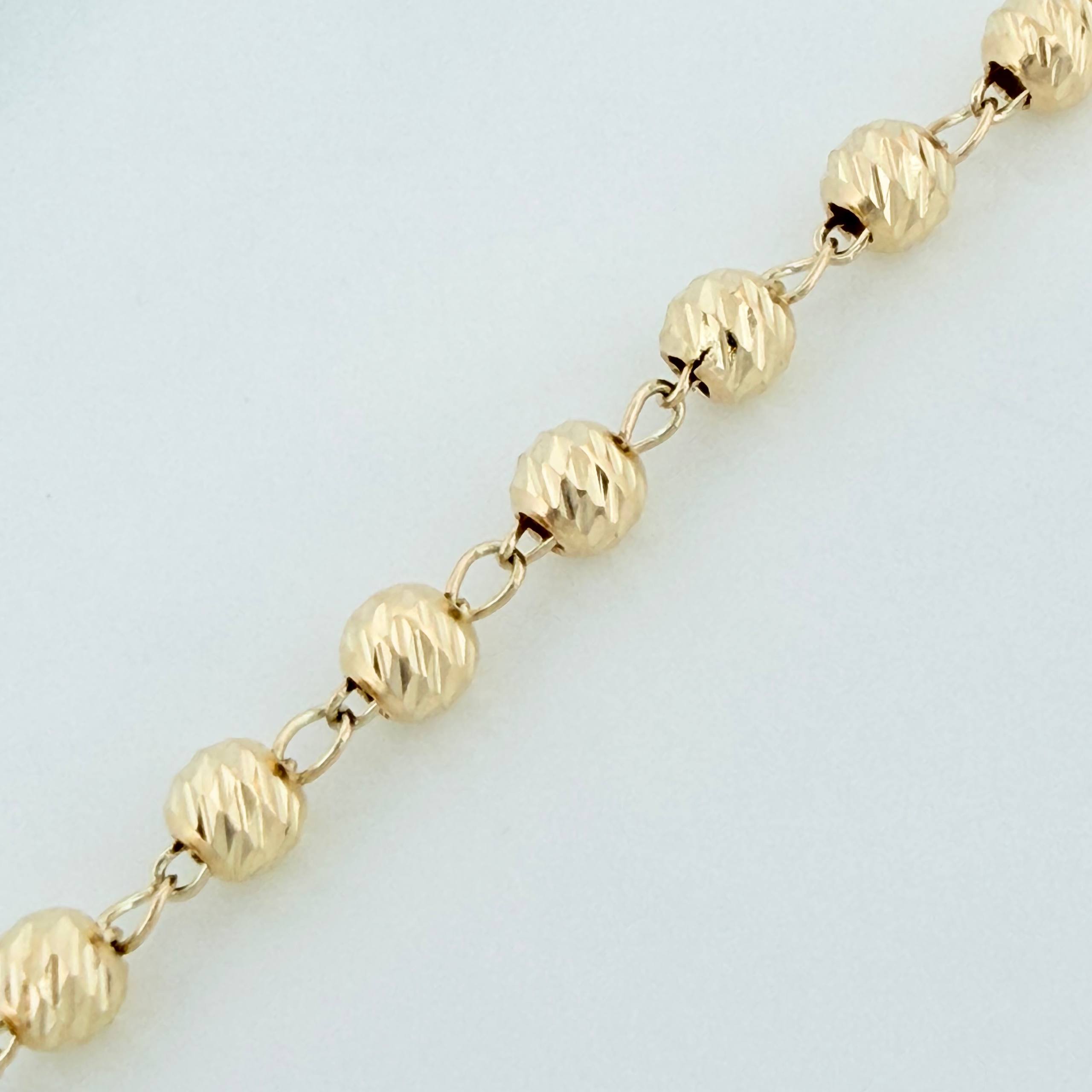 Pulso Militar 4.25g / 8 in / 3.8mm Oro Amarillo 18K