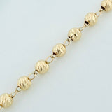 Pulso Militar 4.25g / 8 in / 3.8mm Oro Amarillo 18K