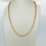 Cadena Tipo Militar 9.6g / 20 in / 3.98mm Oro Amarillo 18K