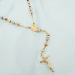 Rosario Virgen milagrosa 10.65g / 23 1/4 in / 4mm Tres Oros 18K