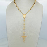 Rosario Virgen de la milagrosa 11.55g / 23 1/2 in / 4mm Oro Amarillo 18K