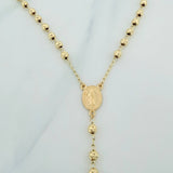 Rosario Virgen de la milagrosa 11.55g / 23 1/2 in / 4mm Oro Amarillo 18K
