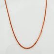 Cadena Franco 2.95g / 17 3/4 in / 1.2mm Oro Rosa 18K