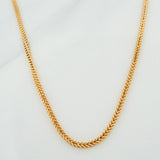 Cadena Franco 6.7g / 23 3/4 in / 1.7mm Oro Amarillo 18K