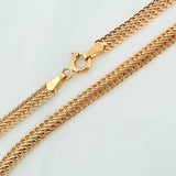 Cadena China 3.8g / 17 3/4 in / 3.8mm Oro Amarillo 18K