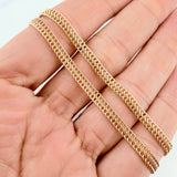 Cadena China 3.8g / 17 3/4 in / 3.8mm Oro Amarillo 18K