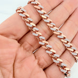 Cadena Cubana infinito 26.4g / 24 in / 6.5mm Oro Rosa 18K