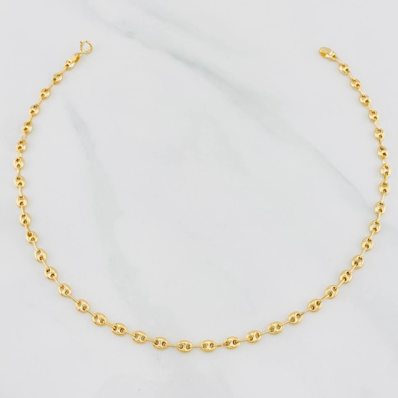 Tobillera Gc 2.45g / 10 1/4 in / 3.18mm Oro Amarillo 18K