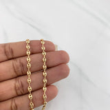 Tobillera Gc 2.3g / 10 1/4 in / 3.18mm Oro Amarillo 18K