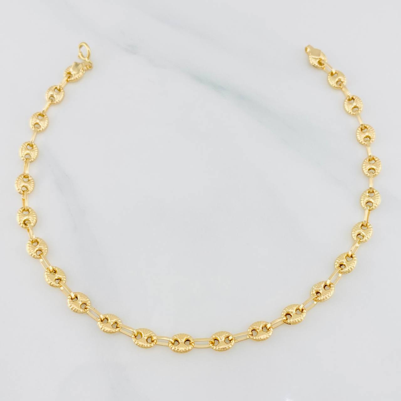 Pulso Gc diamantada 2.25g / 7 1/2 in / 4.08mm Oro Amarillo 18K