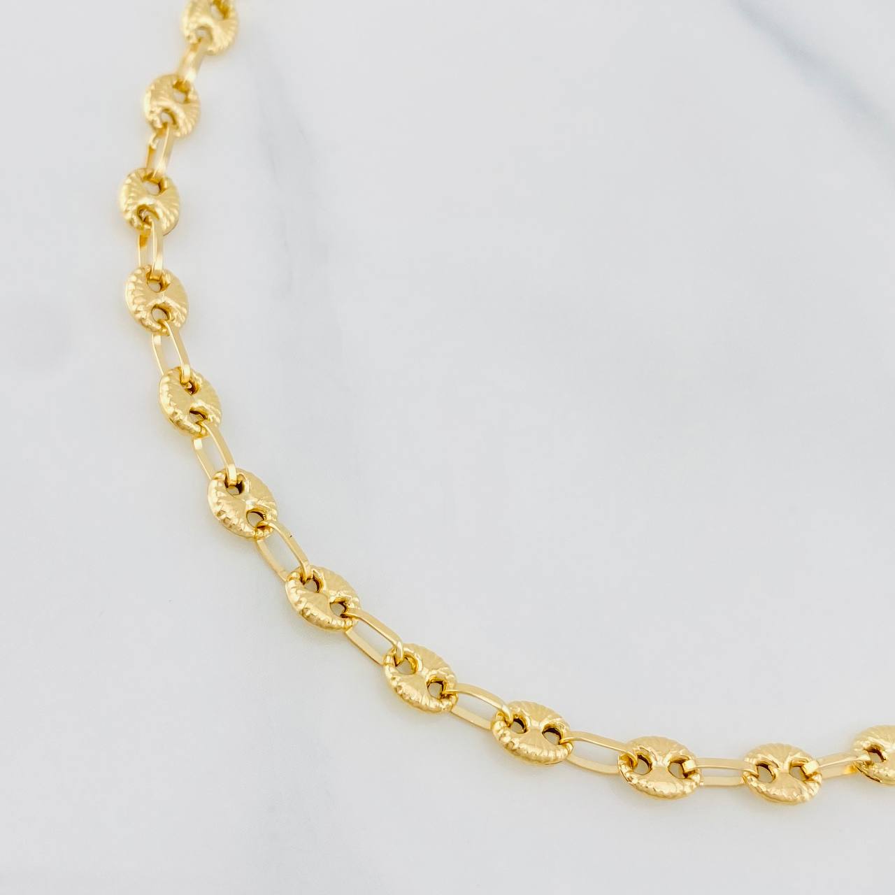 Pulso Gc diamantada 2.25g / 7 1/2 in / 4.08mm Oro Amarillo 18K