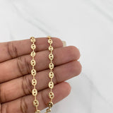 Pulso Gc diamantada 2.6g / 19cm / 4.08mm Oro Amarillo 18K
