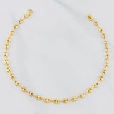 Tobillera Gc 2.25g / 9 in / 4.53mm Oro Amarillo 18K