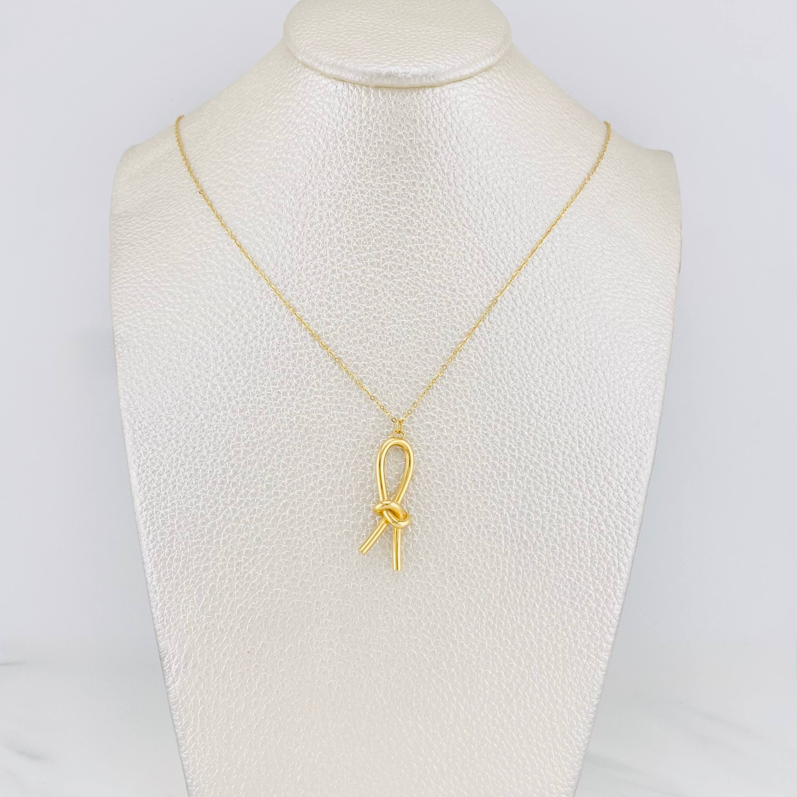 Cadena Aro seguido dije moño 2.7g / 18 in / 0.6mm Oro Amarillo 18K