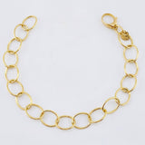 Pulso Aro Seguido Burbuja 3.4gr / 7 in / 8.7mm Oro Amarillo +3 18K ©