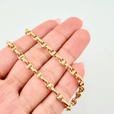 Cadena Marinera 16.9gr / 27 1/2 in / 4.5mm Oro Amarillo +3 18K
