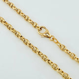 Cadena Marinera 4.1gr / 19 3/4 in / 2.5mm Oro Amarillo +3 18K ©