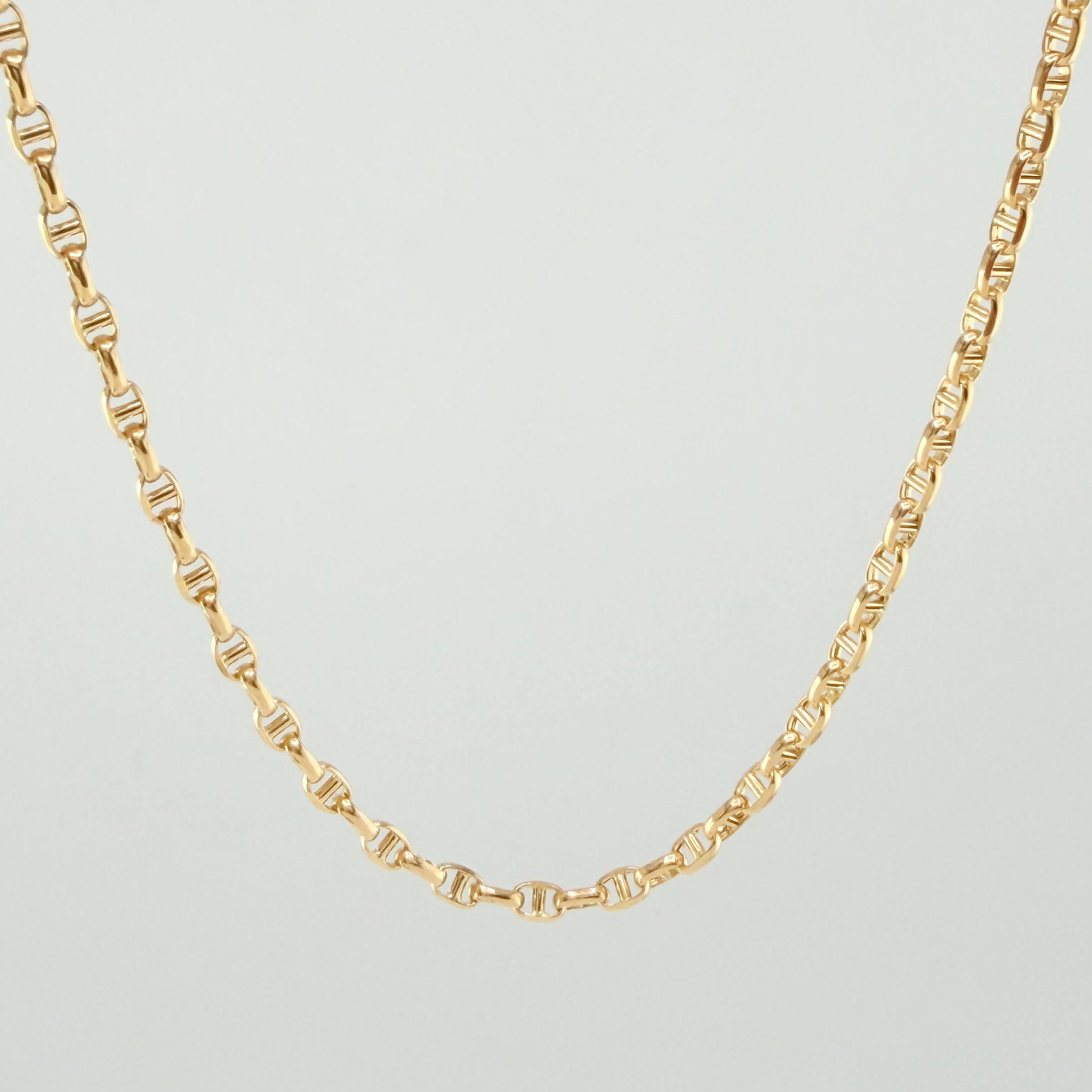 Mariner Chain 4.05gr / 19 3/4 in / 2.6mm 18K Yellow Gold +3 *