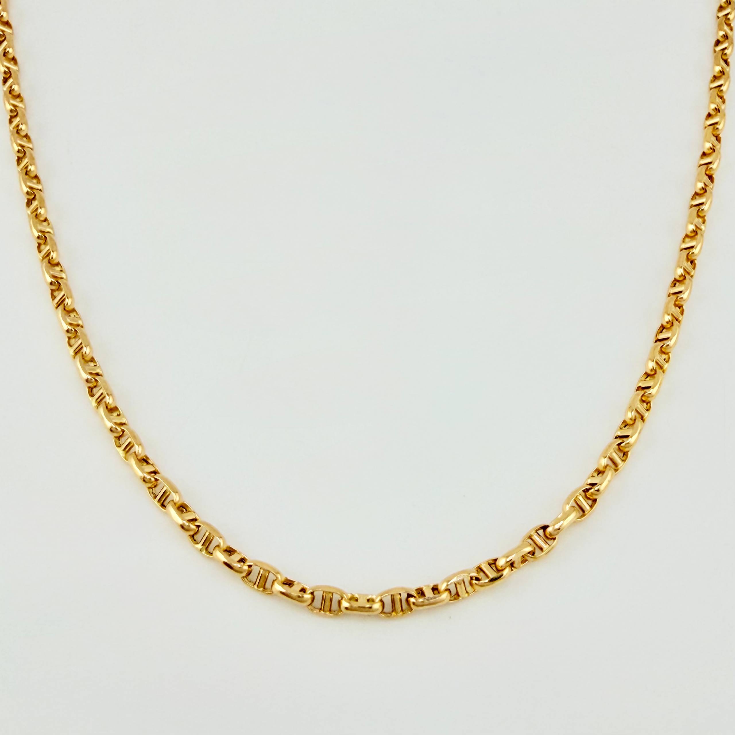 Mariner Chain 4.05gr / 19 3/4 in / 2.6mm 18K Yellow Gold +3 *