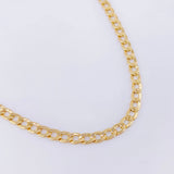 Cadena Cubana 6.45gr / 19 3/4 in / 4mm Oro Amarillo +1 18K *