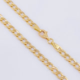 Cadena Cubana 6.45gr / 19 3/4 in / 4mm Oro Amarillo +1 18K *