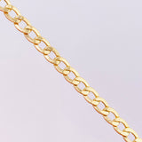 Cadena Cubana 6.45gr / 19 3/4 in / 4mm Oro Amarillo +1 18K *