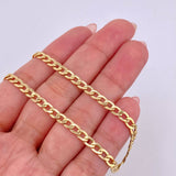 Cadena Cubana 6.45gr / 19 3/4 in / 4mm Oro Amarillo +1 18K *
