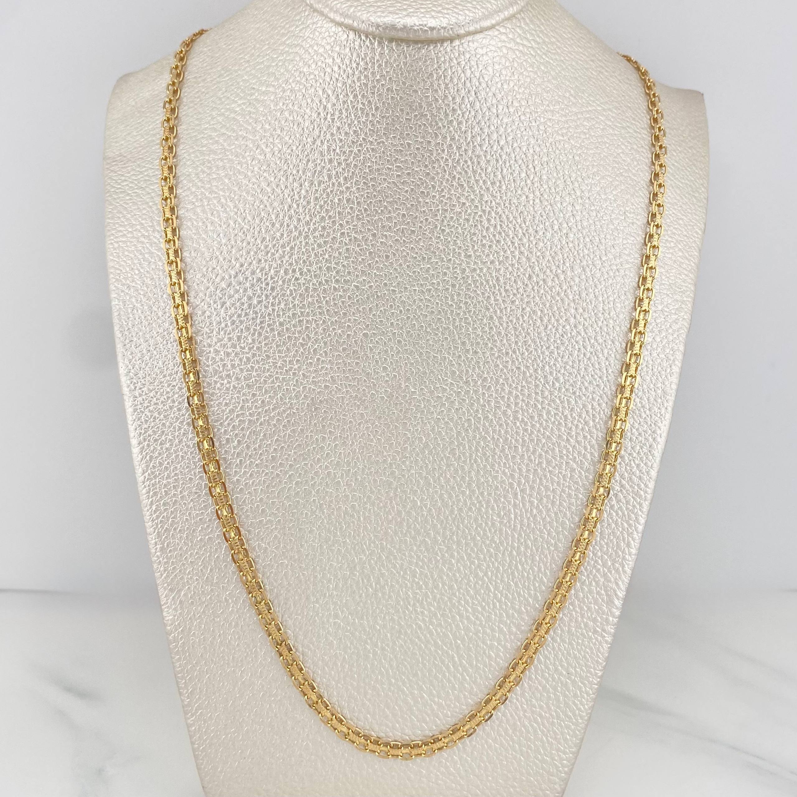 Bismark Chain 15.1 g / 24 1/2 in / 3.56 mm Yellow Gold 18K