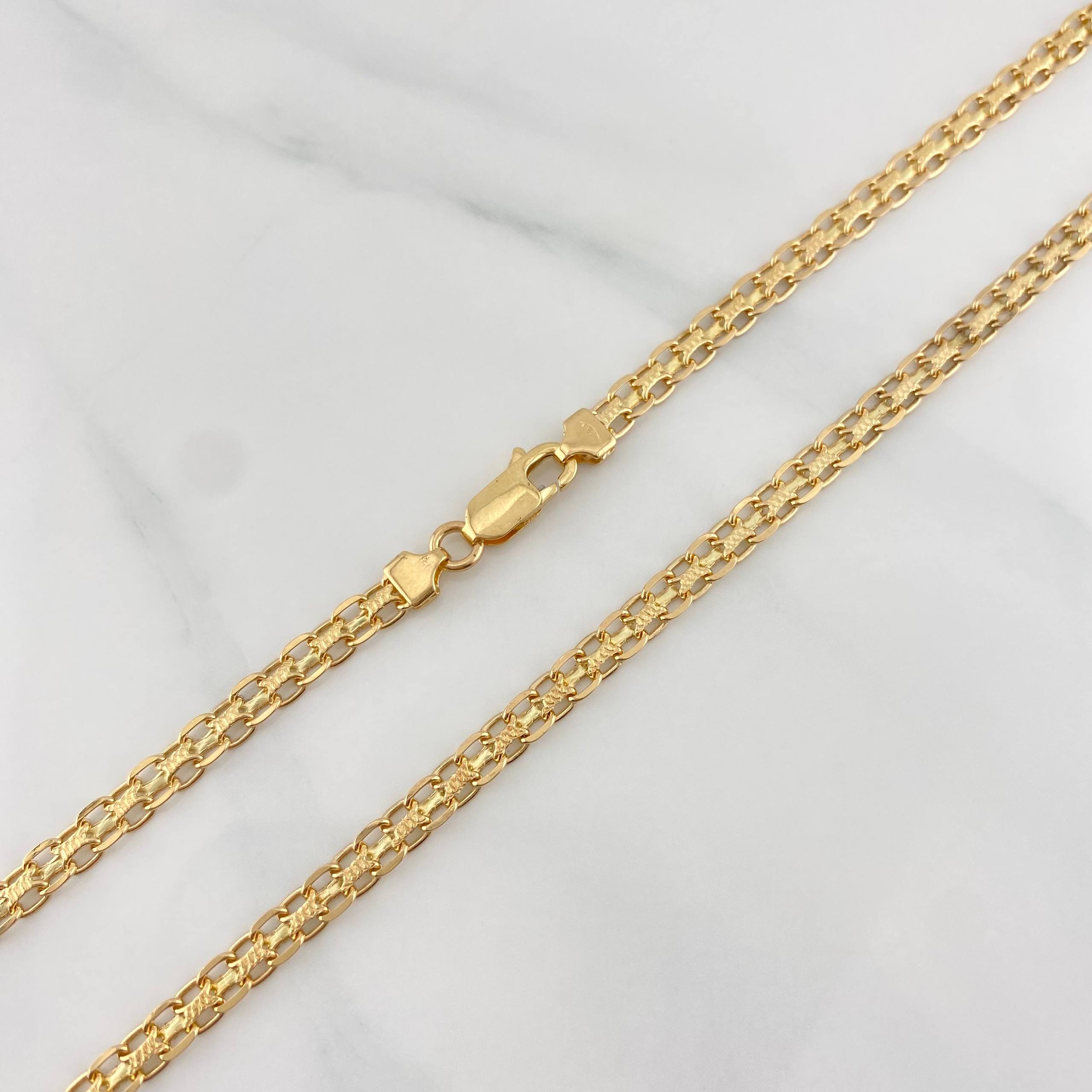 Bismark Chain 15.1 g / 24 1/2 in / 3.56 mm Yellow Gold 18K