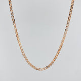 Venetian Chain 27.65 g / 23 3/4 in / 2.9 mm Two-Tone White Rose Gold 18K