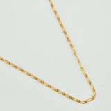 Cadena Figaro Seguido  2.5gr / 24 in / 1.43mm Oro Amarillo +1 18K $