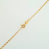 Cadena Figaro Seguido  2.5gr / 24 in / 1.43mm Oro Amarillo +1 18K $